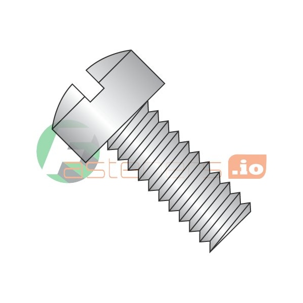Newport Fasteners #10-24 x 7/8 in Slotted Fillister Machine Screw, Plain 18-8 Stainless Steel, 2000 PK 409652 - main
